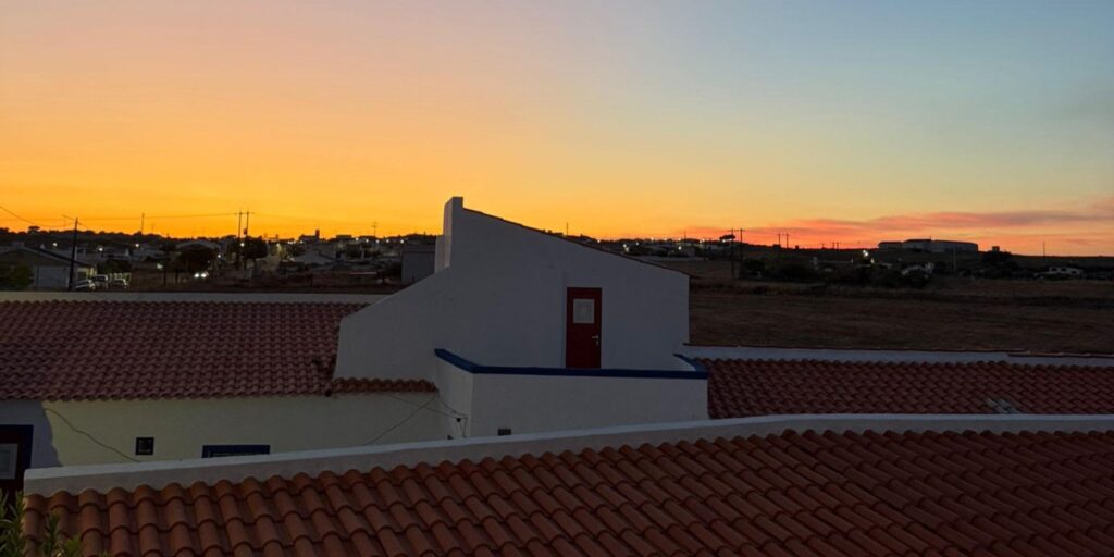 Paisagem pôr do sol de Turismo Rural Alentejo em Elvas - A Horta